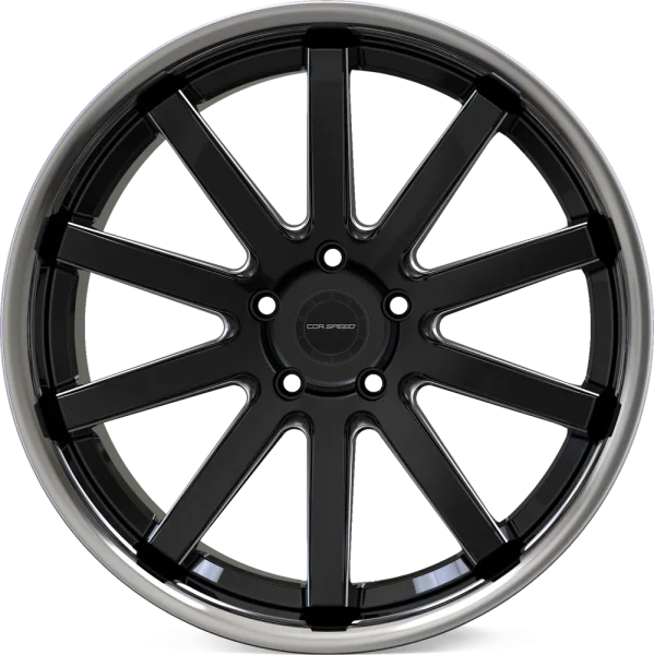 CORSPEED DEVILLE INOX 9,0x20 / 5x108 ET40 Mattblack Puresport INOX gefräst