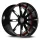 CORSPEED DEVILLE 9.5x22 / 5x112 ET20 Higloss-Black/ undercut Color Trim rot mit Spurplatte BCF22024