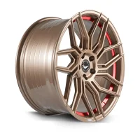 BARRACUDA DRAGOON 10x20 / 5x112 ET40 Higloss-Bronze undercut Trimline red