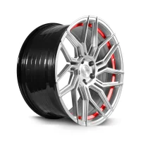 BARRACUDA DRAGOON 8.5x20 / 5x112 ET43 Silver undercut Trimline red