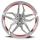 CORSPEED KHARMA 10.0x20 / 5x112 ET35 Silver-brushed-Surface undercut Trimline red mit Spurplatte BCF22022