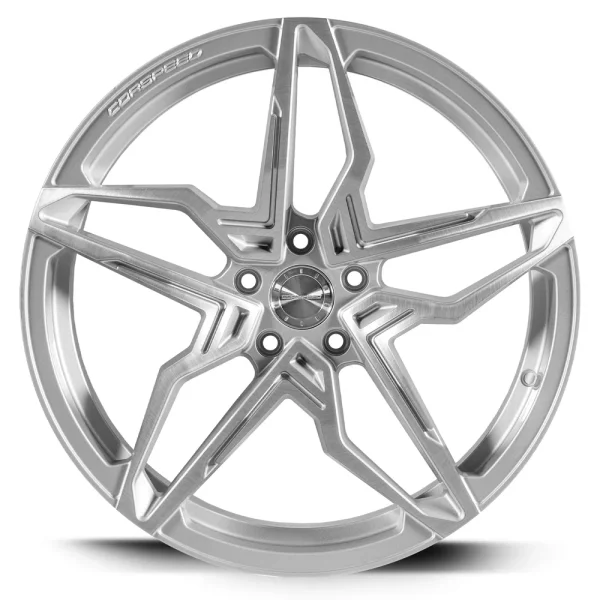 CORSPEED KHARMA 9.0x20 / 5x112 ET35 Silver-brushed-Surface mit Spurplatte BCF22022