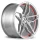 CORSPEED KHARMA 9.0x20 / 5x112 ET35 Silver-brushed-Surface undercut Trimline red