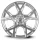 BARRACUDA Project X 10.0x22 / 5x112 ET30 Silver-brushed-Surface mit Spurplatte BCF22024