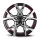 BARRACUDA Project X 10.0x22 / 5x127 ET45 Black brushed Surface undercut Trimline red