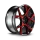 BARRACUDA Project X 10.0x22 / 5x127 ET45 Gloss black Flashred