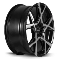 BARRACUDA Project X 10.0x22 / 5x130 ET45 Black brushed Surface