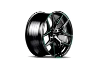 BARRACUDA RAZZER 8,5x20 5x112 ET43 Flash GREEN Puresports gefräst