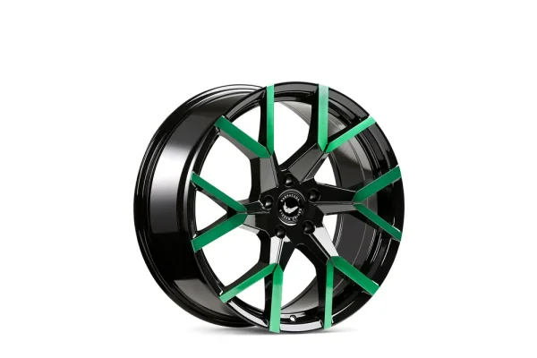 BARRACUDA TZUNAMEE EVO 8x18 /5x114,3 ET40 Black gloss flashgreen