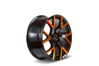 BARRACUDA TZUNAMEE EVO 8x18 /5x114,3 ET40 Black gloss Flashorange