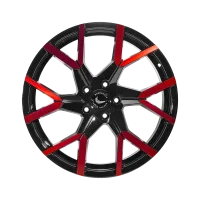 BARRACUDA TZUNAMEE EVO 8x18 /5x112 ET43 Black gloss Flashred