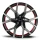 BARRACUDA TZUNAMEE EVO 8,5x19 /5x108 ET35 Dark Gunmetal brushed undercut Trimline red mit Spurplatte S10208