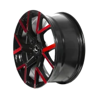 BARRACUDA TZUNAMEE EVO 8,5x19 /5x114,3 ET40 Black gloss Flashred