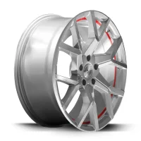 BARRACUDA TZUNAMEE EVO 9x20 /5x114,3 ET40 Silver brushed undercut Trimline red