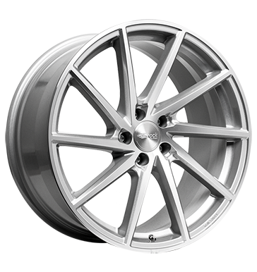 Brock B37C 9,5x20 ET40 5x127 71,6 kristallsilber vollpoliert