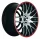 BARRACUDA KARIZZMA 8,0x18 / 4x100 4x108 ET38 Mattblack-polished / Color Trim rot