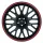 BARRACUDA KARIZZMA 8,0x18 / 5x112 ET45 Mattblack Puresports / Color Trim rot
