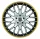 BARRACUDA KARIZZMA 8,5x19 / 5x100 5x112 ET32 Mattblack-polished / Color Trim gelb