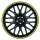 BARRACUDA KARIZZMA 8,5x19 / 5x108 5x114,3 ET40 Mattblack Puresports / Color Trim gelb