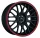 BARRACUDA KARIZZMA / 9x20 /5x112 ET27 Mattblack Puresports / Color Trim rot mit Spurplatte BCF22024