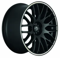BARRACUDA KARIZZMA / 9x20 /5x112 ET42 Mattblack Puresports / Color Trim weiss