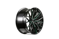 BARRACUDA PROJECT 3.0 10x20 / 5x110 ET39 Black gloss flashgreen
