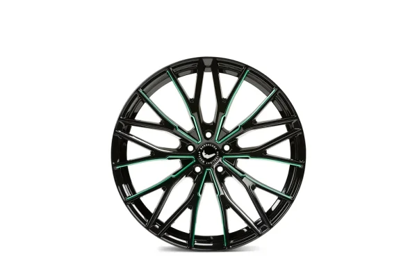 BARRACUDA PROJECT 3.0 8,5x20 / 5x112 ET43 Black gloss flashgreen
