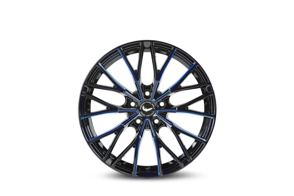 BARRACUDA PROJECT 3.0 T8 8,5x19 / 5x112 ET43 Black gloss Flashblue