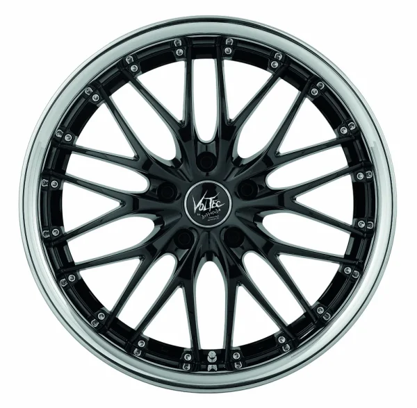BARRACUDA VOLTEC T6 8,0x18 / 5x100 ET32 Higloss black inox lip
