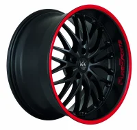 BARRACUDA VOLTEC T6 8x18 5x114,3 ET40 Mattblack Puresports / Color Trim rot