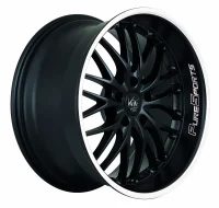 BARRACUDA VOLTEC T6 8,5x19 / 5x112 ET48 Mattblack Puresports / Color Trim weiss
