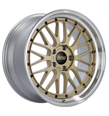 BBS Le Mans 8,5x20 ET45 5x112 57 gold diamant-gedreht