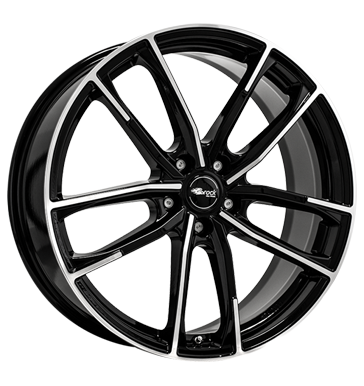 Brock B38 8x18 ET35 5x112 66,6 schwarz glanz vollpoliert
