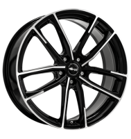 Brock B38 8x20 ET35 5x114,3 72,6 schwarz glanz vollpoliert