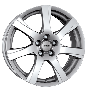 ATS Twister 6,5x16 ET38 5x112 70,1 polar-silber