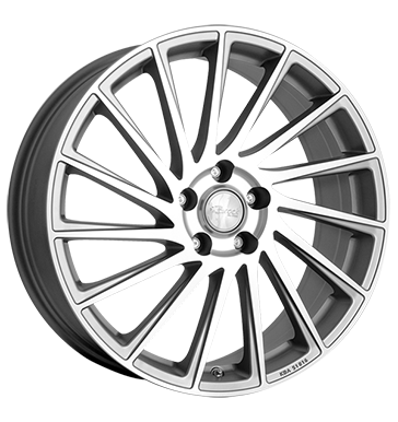 Brock B39 7,5x19 ET55 5x108 63,4 ferric grey vollpoliert