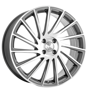 Brock B39 7x17 ET25 4x108 65,1 ferric grey vollpoliert