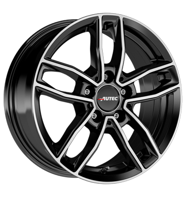 Autec Mercador 8x19 ET43 5x112 66,5 schwarz poliert