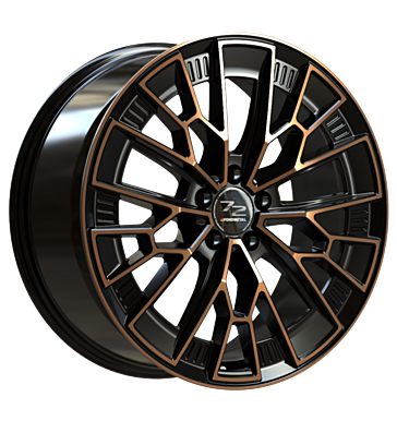 Fondmetal 1972 8,5x19 ET21 5x112 66,5 glossy black bronze machined