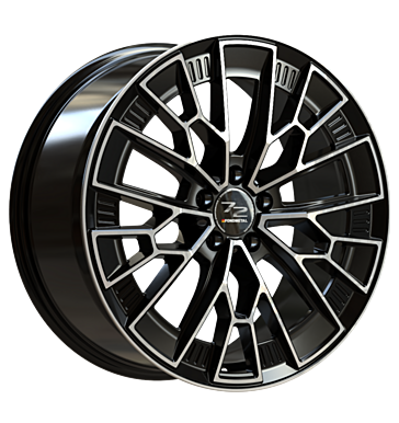 Fondmetal 1972 10,5x20 ET45 5x114,3 75 glossy black machined