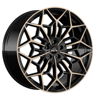 Antera A105 11,5x22 ET40 5x112 66,6 Piano Black Champagne