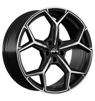 Antera A101 10,5x22 ET40 5x120 63,4 Piano Black Diamond