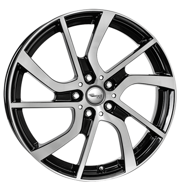 Brock eB1 5x19 ET28 5x112 66,7 schwarz glanz vollpoliert