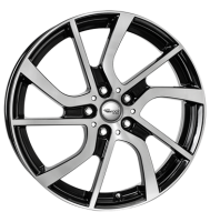 Brock eB1 5x19 ET28 5x112 66,7 schwarz glanz vollpoliert