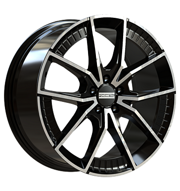Fondmetal Elatha 9x20 ET20 5x112 66,5 glossy black machined