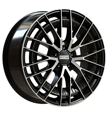 Fondmetal Kari 9x19 ET30 5x112 66,5 glossy black machined