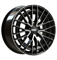 Fondmetal Kari 9x19 ET30 5x112 66,5 glossy black machined