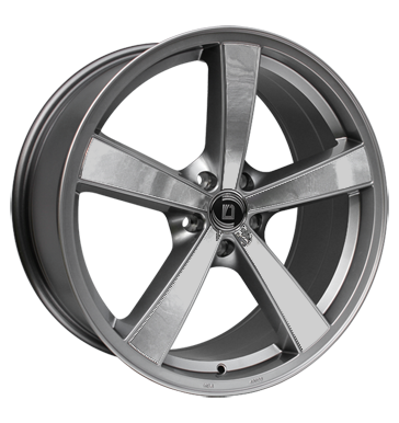 Diewe Wheels Trina 7x17 ET38 5x115 70,2 Argentoinox