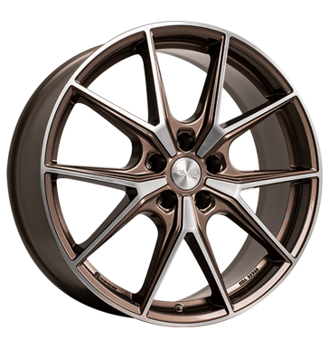 Brock B40 8x19 ET50 5x112 57,1 bronze copper vollpoliert