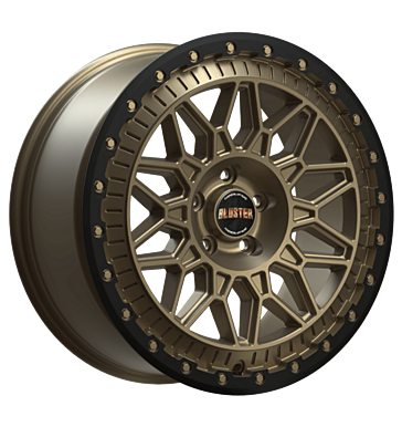 Fondmetal Bluster 8,5x17 ET40 6x130 84,1 matt braun black lip